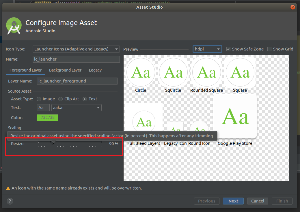 Android Studio - Text Resize