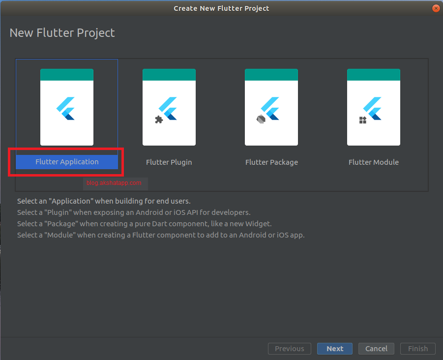 Android Studio - Flutter Application