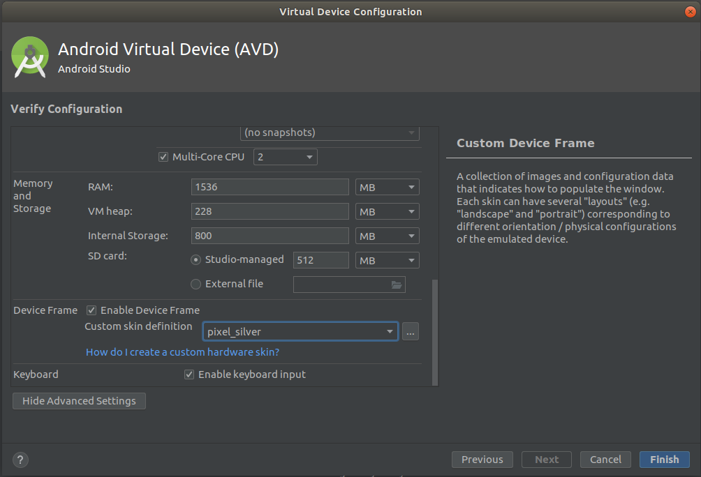 AVD Configuration - CPU