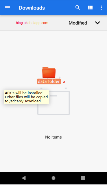 Drag-n-Drop Folders in Emulator