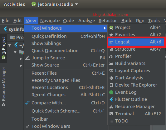 Android Studio - Logcat