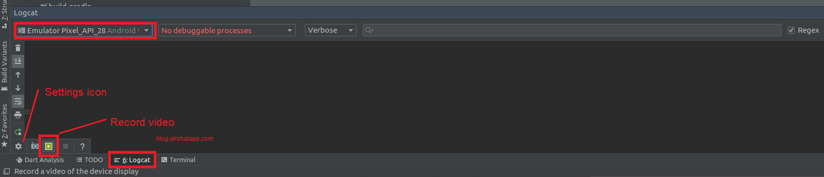 Android Studio - Screen Record