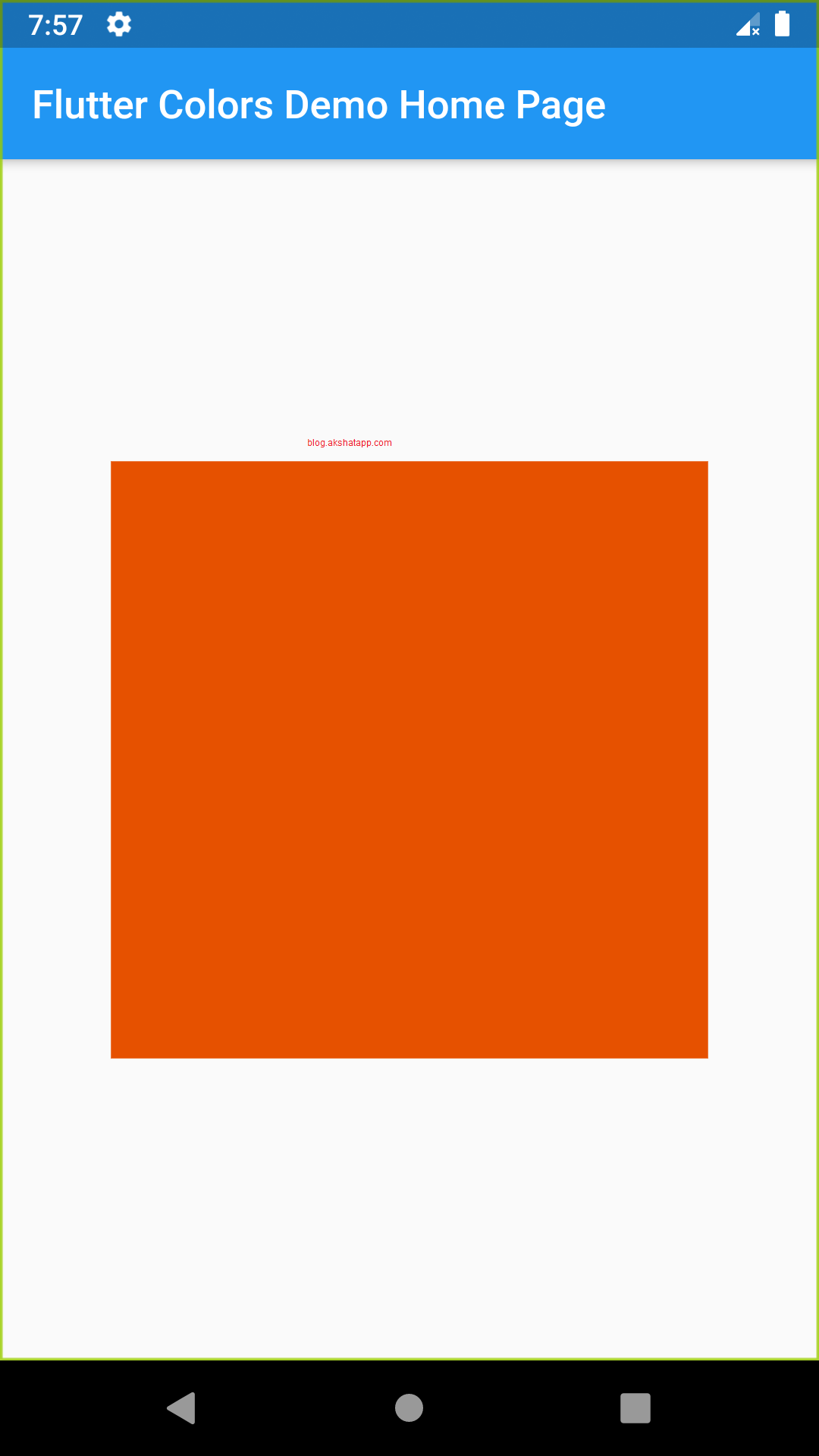Color Shade Orange 900 UI
