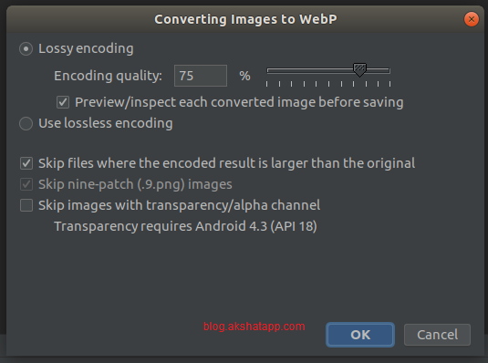 Converting Images to WebP